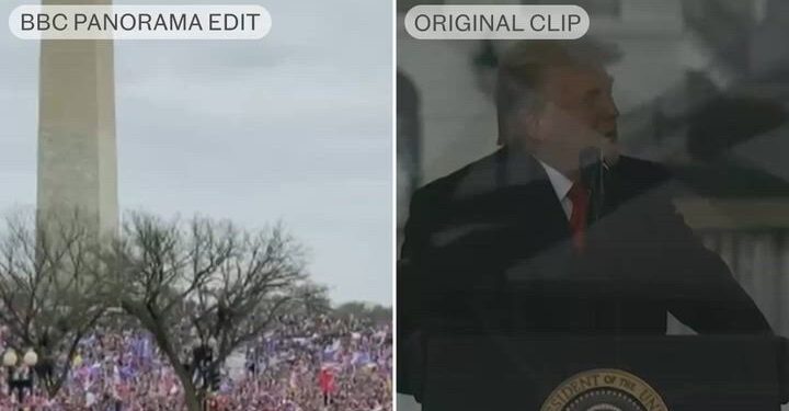 Вътрешно разследване показва как BBC е манипулирала речта на Тръмп, за да внуши, че той подстрекава щурма на Капитолия (ВИДЕО)