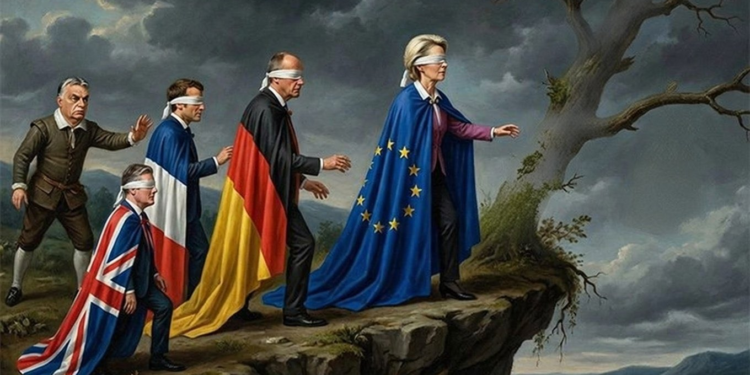 Елитите в ЕС вече са тежест на врата на САЩ. Предстои ли падане на евро доминото през 2026-а?