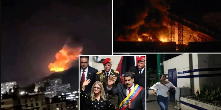 САЩ бомбардираха Венецуела и отвлякоха президента Мадуро и съпругата му ВИДЕО